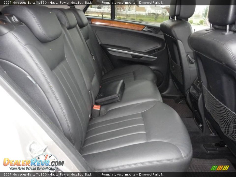 2007 Mercedes-Benz ML 350 4Matic Pewter Metallic / Black Photo #7