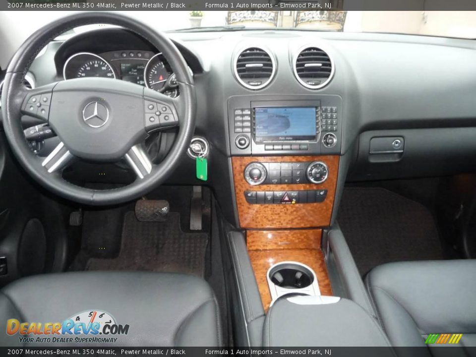 2007 Mercedes-Benz ML 350 4Matic Pewter Metallic / Black Photo #9