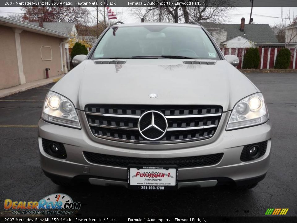 2007 Mercedes-Benz ML 350 4Matic Pewter Metallic / Black Photo #11
