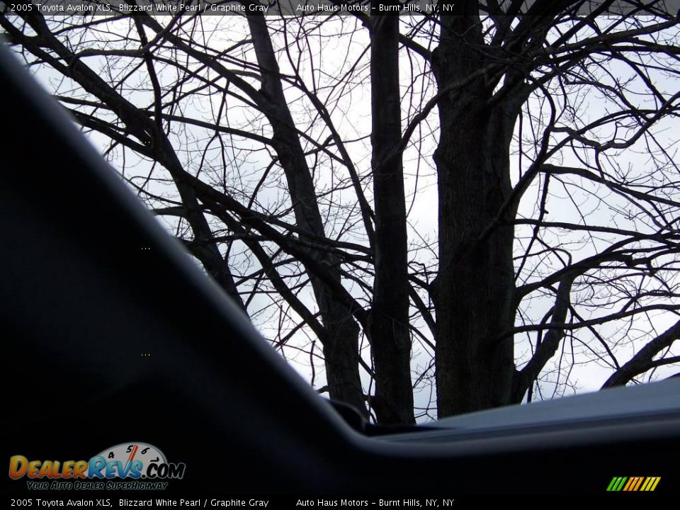 2005 Toyota Avalon XLS Blizzard White Pearl / Graphite Gray Photo #12