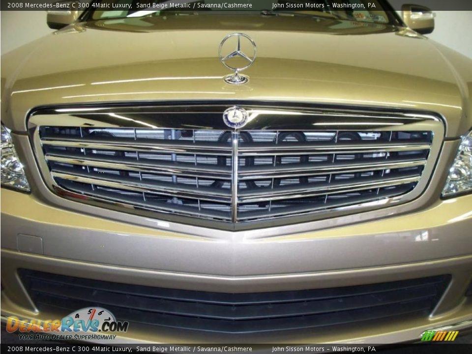 2008 Mercedes-Benz C 300 4Matic Luxury Sand Beige Metallic / Savanna/Cashmere Photo #5