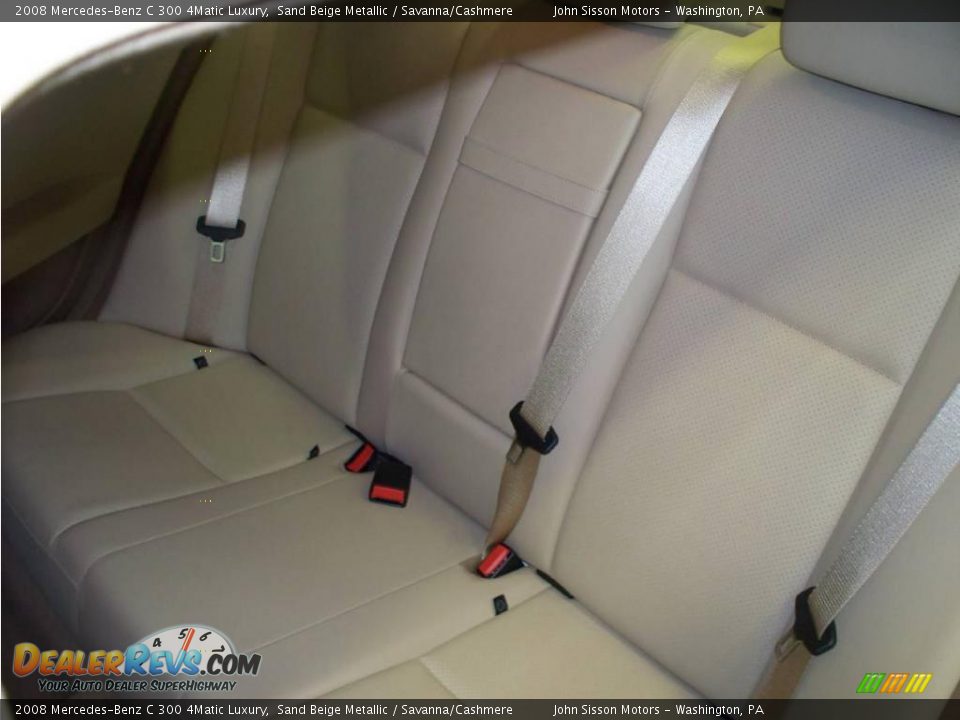 2008 Mercedes-Benz C 300 4Matic Luxury Sand Beige Metallic / Savanna/Cashmere Photo #22