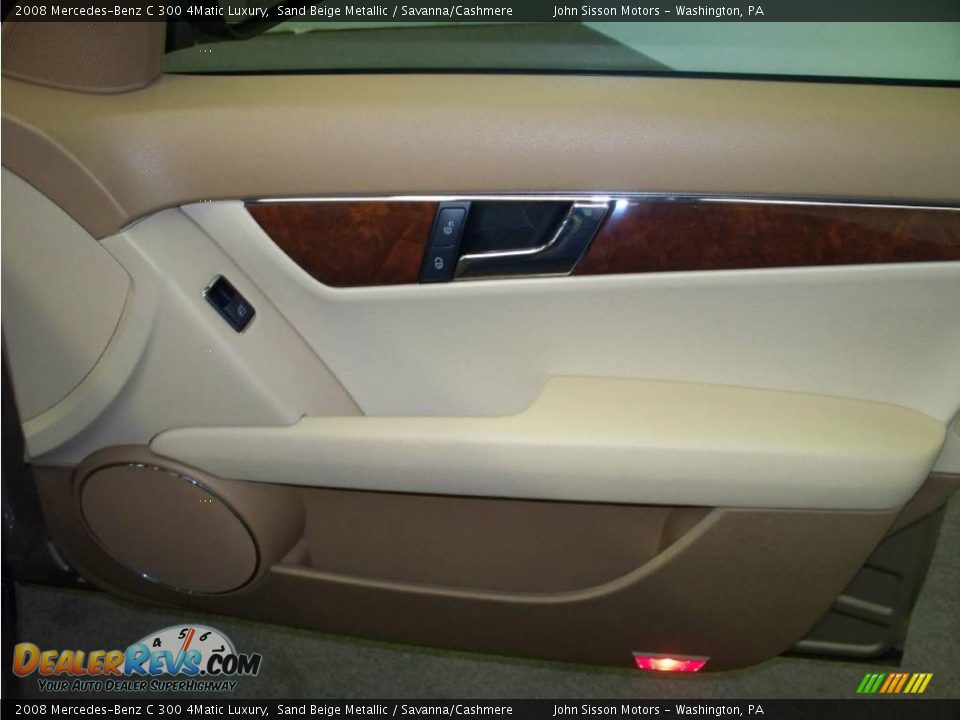 2008 Mercedes-Benz C 300 4Matic Luxury Sand Beige Metallic / Savanna/Cashmere Photo #24