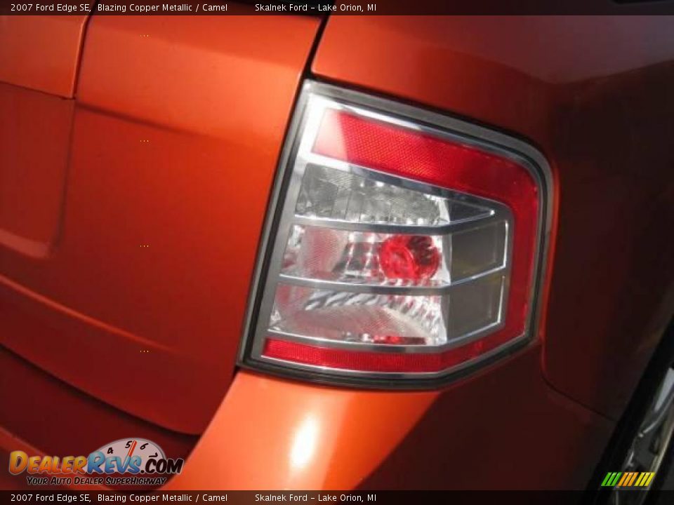 2007 Ford Edge SE Blazing Copper Metallic / Camel Photo #14