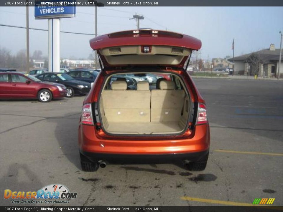 2007 Ford Edge SE Blazing Copper Metallic / Camel Photo #15