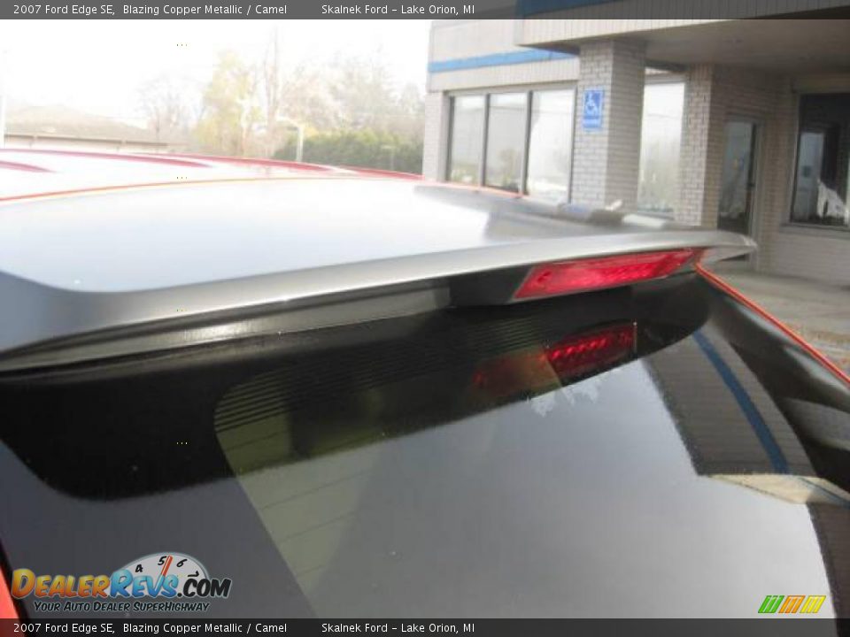 2007 Ford Edge SE Blazing Copper Metallic / Camel Photo #16