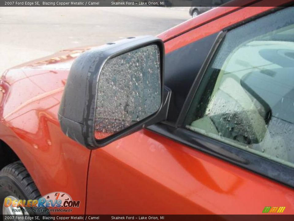 2007 Ford Edge SE Blazing Copper Metallic / Camel Photo #18