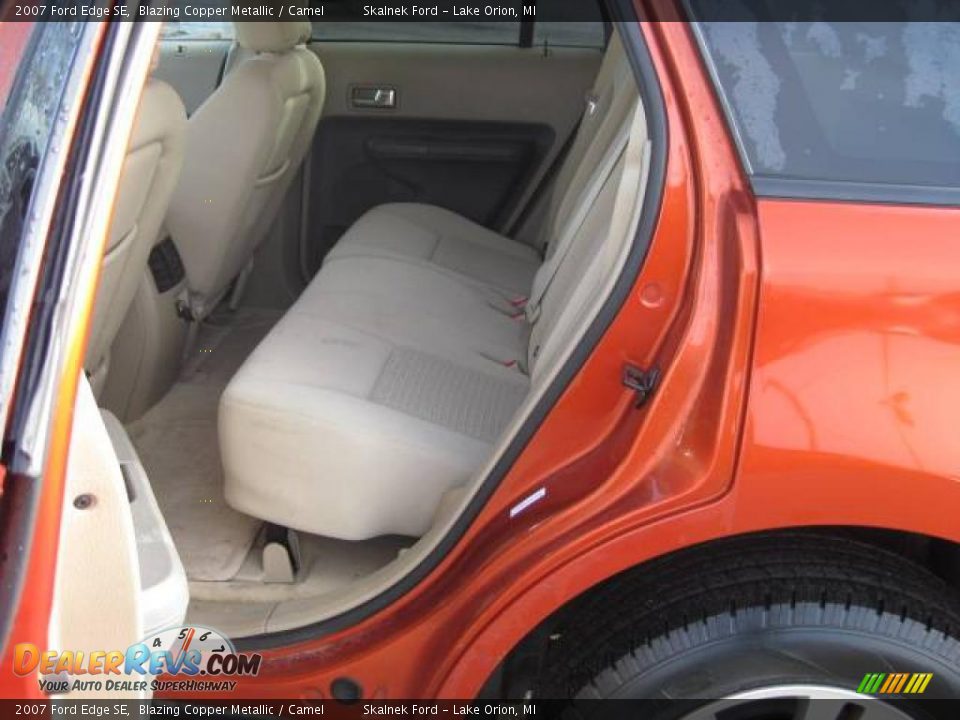 2007 Ford Edge SE Blazing Copper Metallic / Camel Photo #23