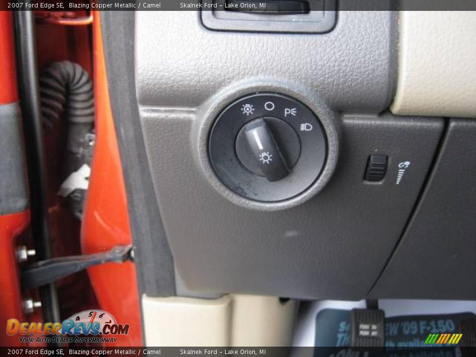 2007 Ford Edge SE Blazing Copper Metallic / Camel Photo #25