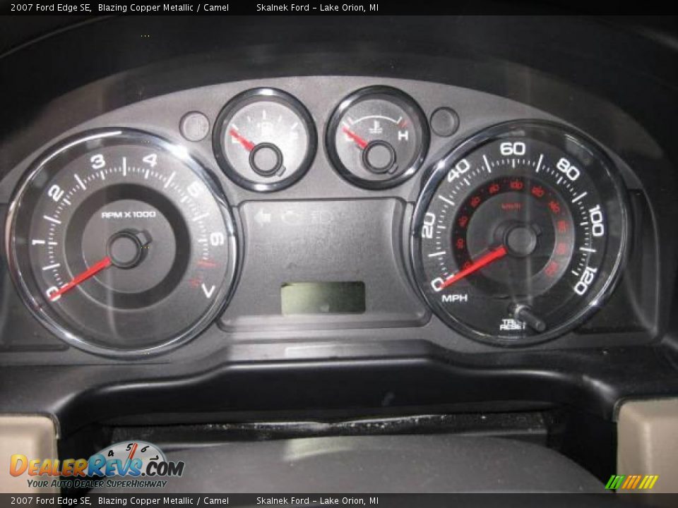 2007 Ford Edge SE Blazing Copper Metallic / Camel Photo #26