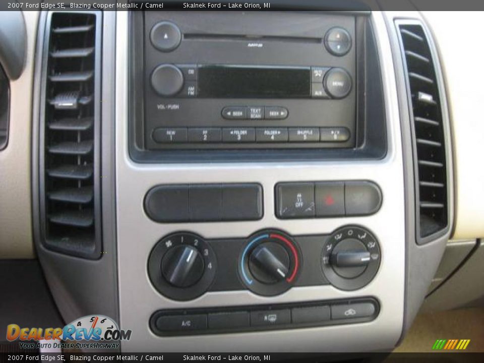 2007 Ford Edge SE Blazing Copper Metallic / Camel Photo #28