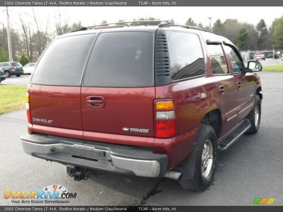 2002 Chevrolet Tahoe LT 4x4 Redfire Metallic / Medium Gray/Neutral Photo #4