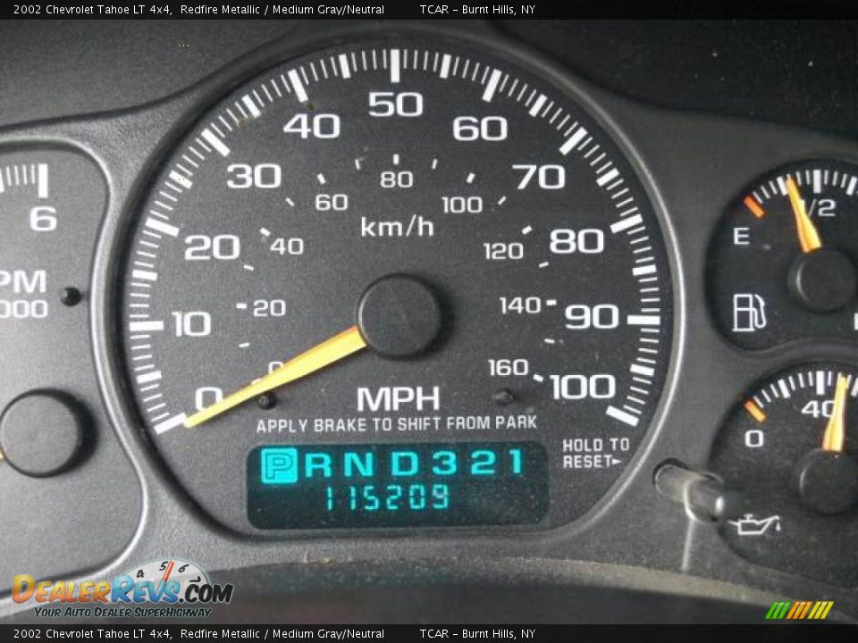 2002 Chevrolet Tahoe LT 4x4 Redfire Metallic / Medium Gray/Neutral Photo #11