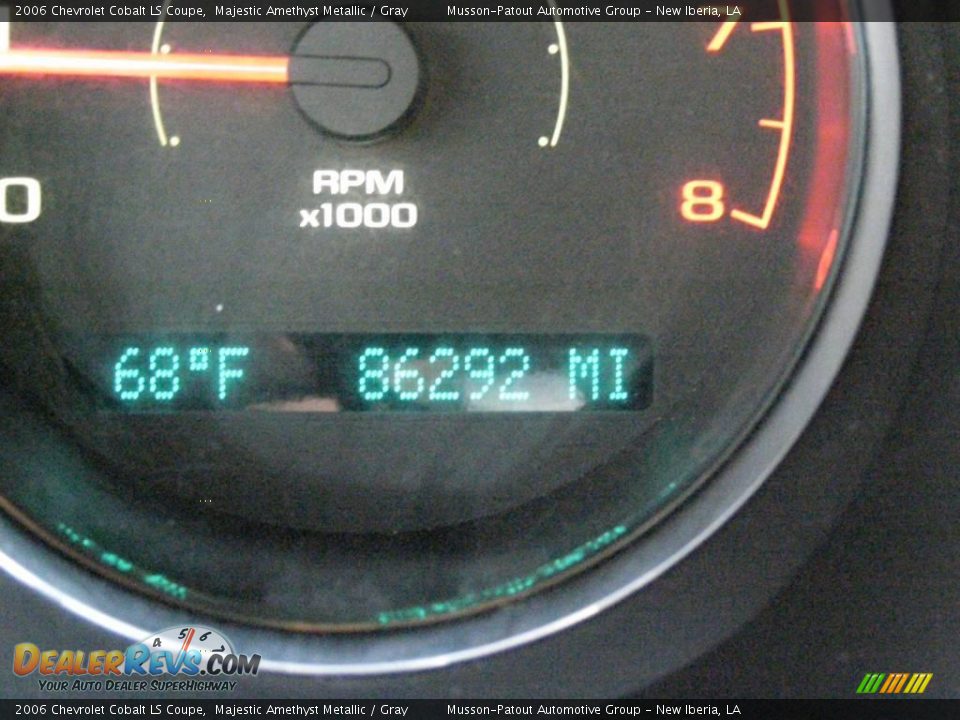 2006 Chevrolet Cobalt LS Coupe Majestic Amethyst Metallic / Gray Photo #14