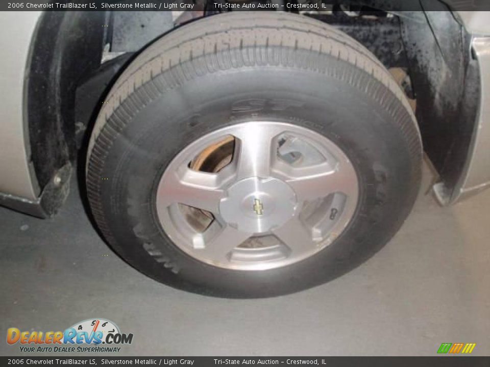 2006 Chevrolet TrailBlazer LS Silverstone Metallic / Light Gray Photo #8