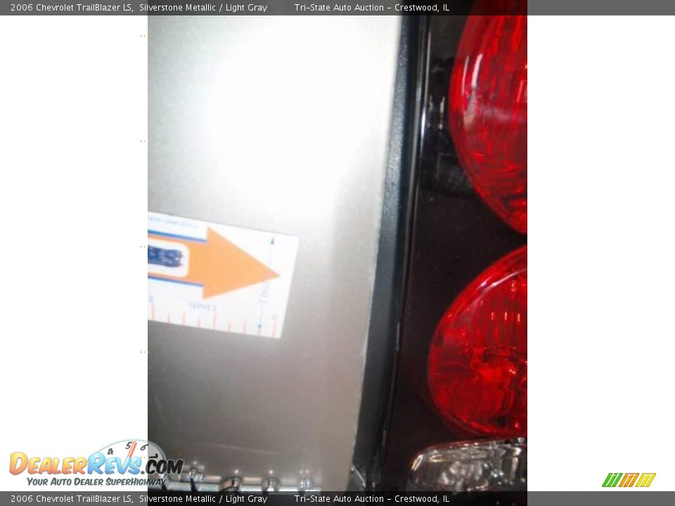 2006 Chevrolet TrailBlazer LS Silverstone Metallic / Light Gray Photo #11