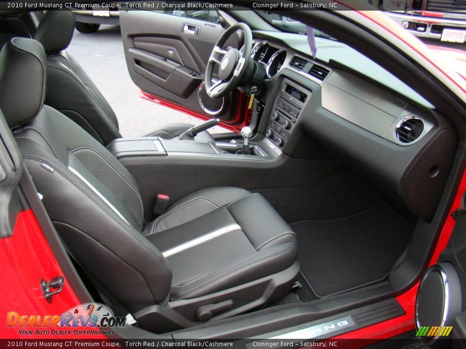 2010 Ford Mustang GT Premium Coupe Torch Red / Charcoal Black/Cashmere Photo #9