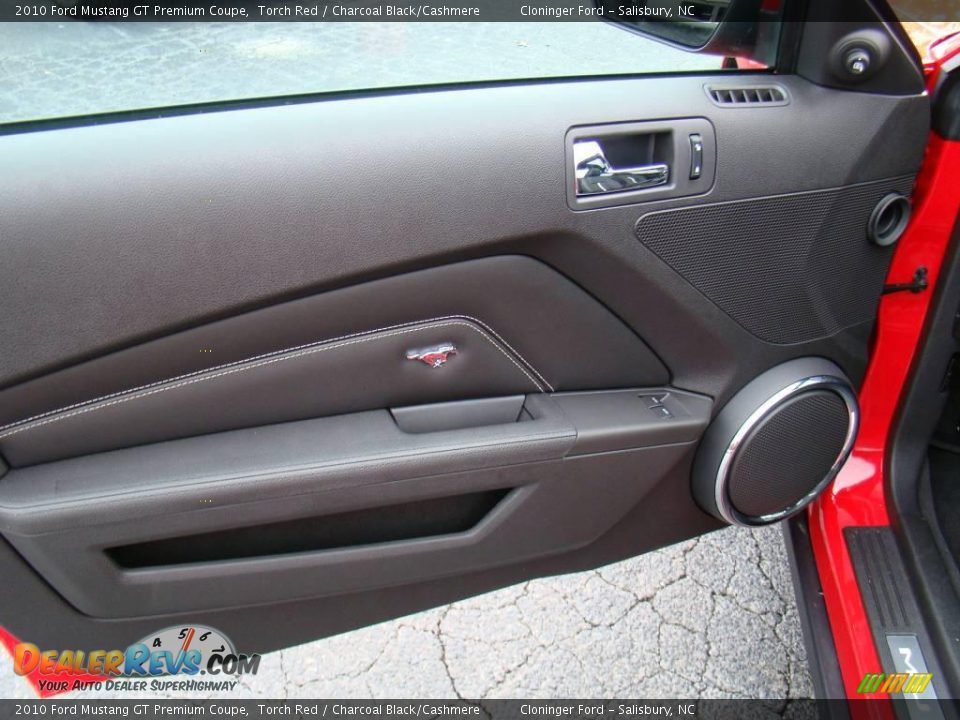 2010 Ford Mustang GT Premium Coupe Torch Red / Charcoal Black/Cashmere Photo #13