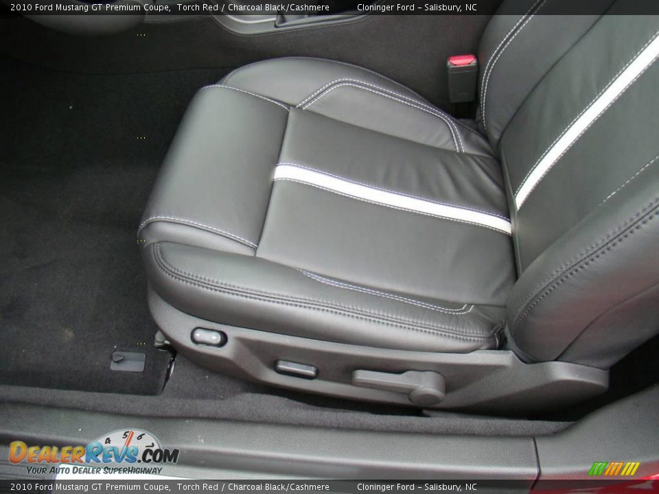 2010 Ford Mustang GT Premium Coupe Torch Red / Charcoal Black/Cashmere Photo #14