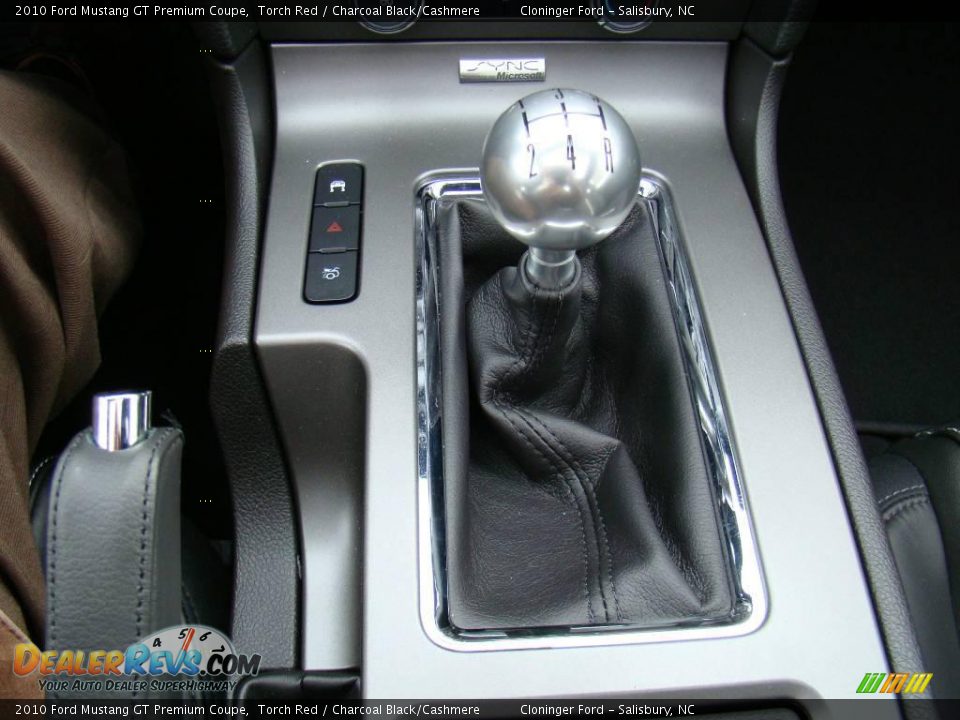 2010 Ford Mustang GT Premium Coupe Torch Red / Charcoal Black/Cashmere Photo #22