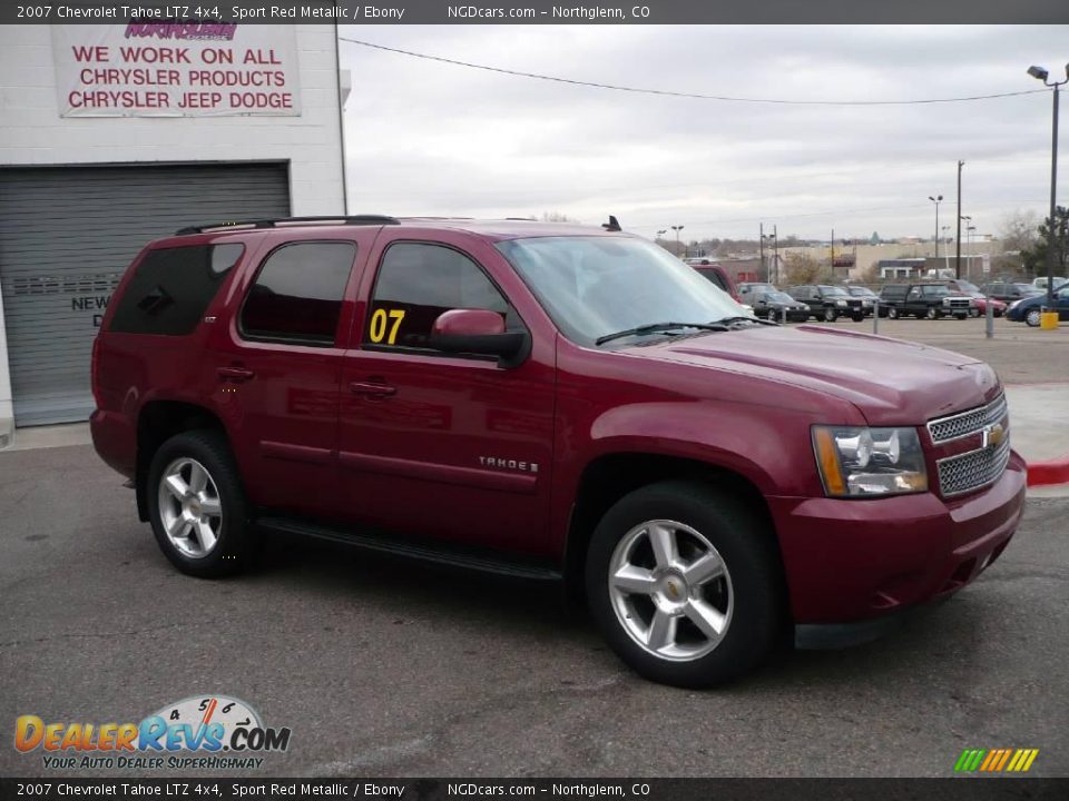 2007 Chevrolet Tahoe LTZ 4x4 Sport Red Metallic / Ebony Photo #3