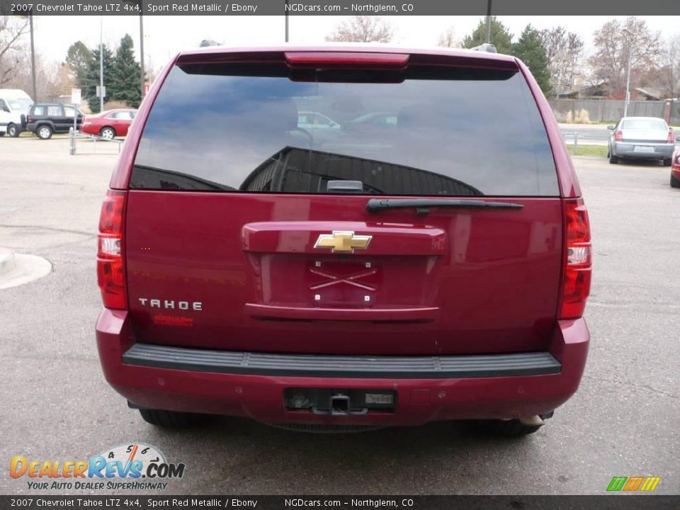 2007 Chevrolet Tahoe LTZ 4x4 Sport Red Metallic / Ebony Photo #4