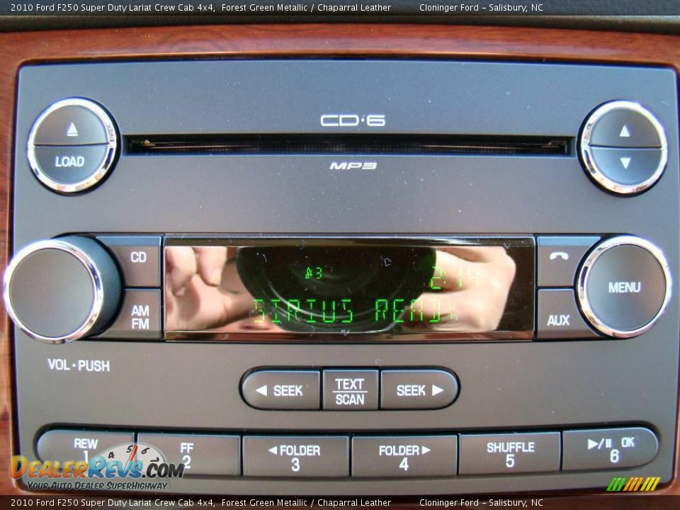 2010 Ford F250 Super Duty Lariat Crew Cab 4x4 Forest Green Metallic / Chaparral Leather Photo #23