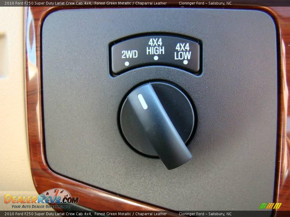 2010 Ford F250 Super Duty Lariat Crew Cab 4x4 Forest Green Metallic / Chaparral Leather Photo #26