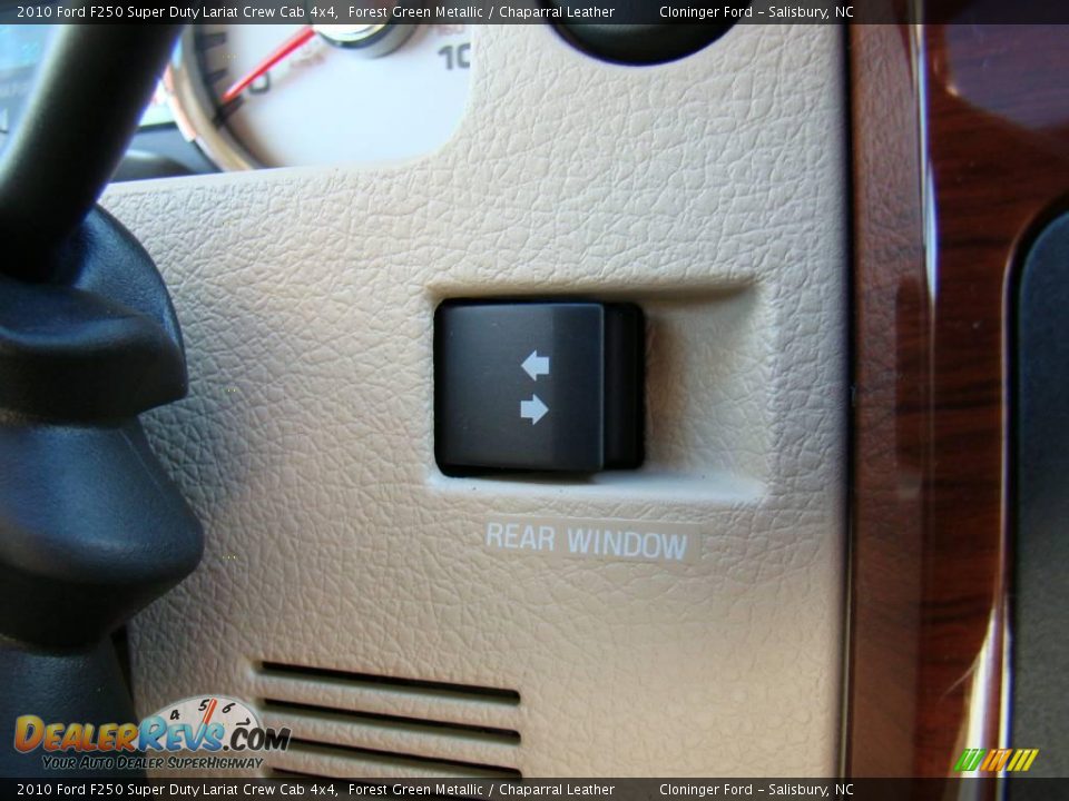 2010 Ford F250 Super Duty Lariat Crew Cab 4x4 Forest Green Metallic / Chaparral Leather Photo #27