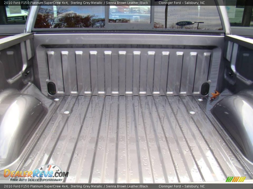 2010 Ford F150 Platinum SuperCrew 4x4 Sterling Grey Metallic / Sienna Brown Leather/Black Photo #10