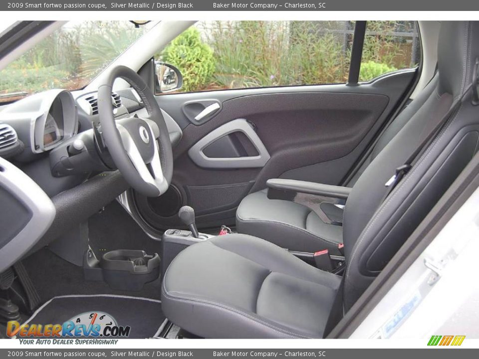2009 Smart fortwo passion coupe Silver Metallic / Design Black Photo #4