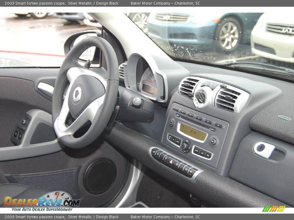 2009 Smart fortwo passion coupe Silver Metallic / Design Black Photo #9