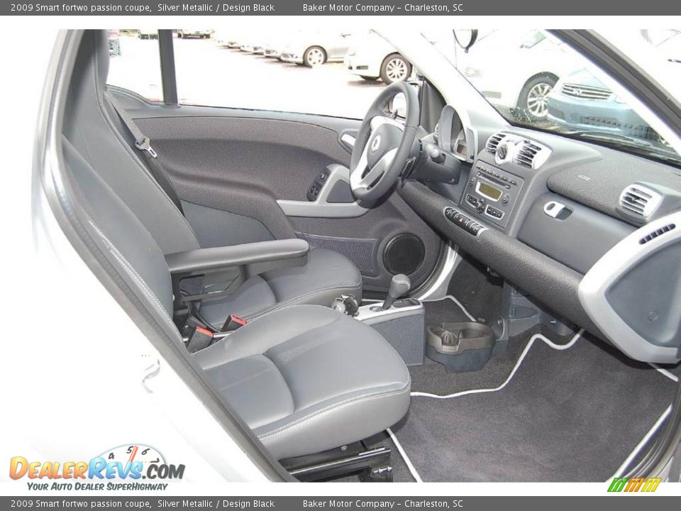 2009 Smart fortwo passion coupe Silver Metallic / Design Black Photo #10