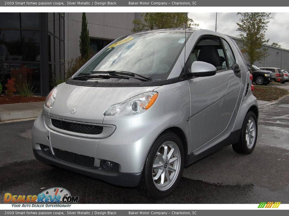 2009 Smart fortwo passion coupe Silver Metallic / Design Black Photo #11