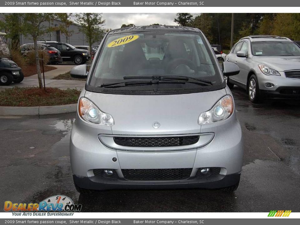 2009 Smart fortwo passion coupe Silver Metallic / Design Black Photo #12