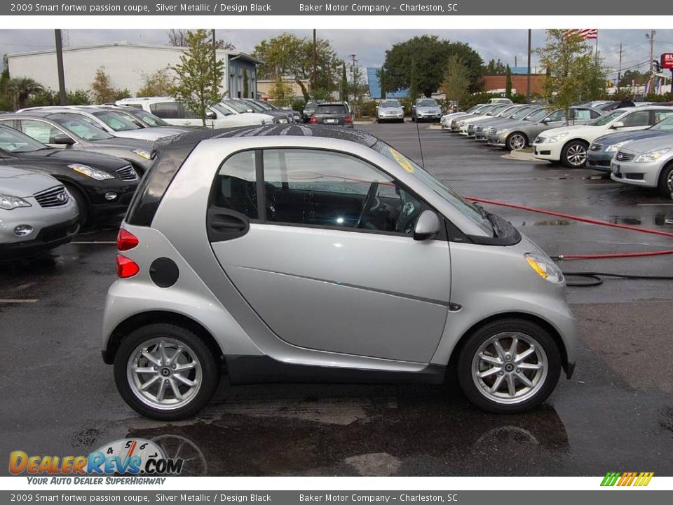 2009 Smart fortwo passion coupe Silver Metallic / Design Black Photo #13