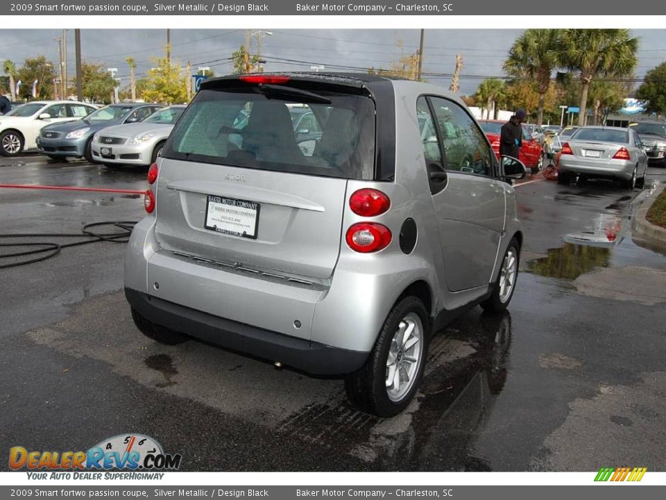 2009 Smart fortwo passion coupe Silver Metallic / Design Black Photo #14