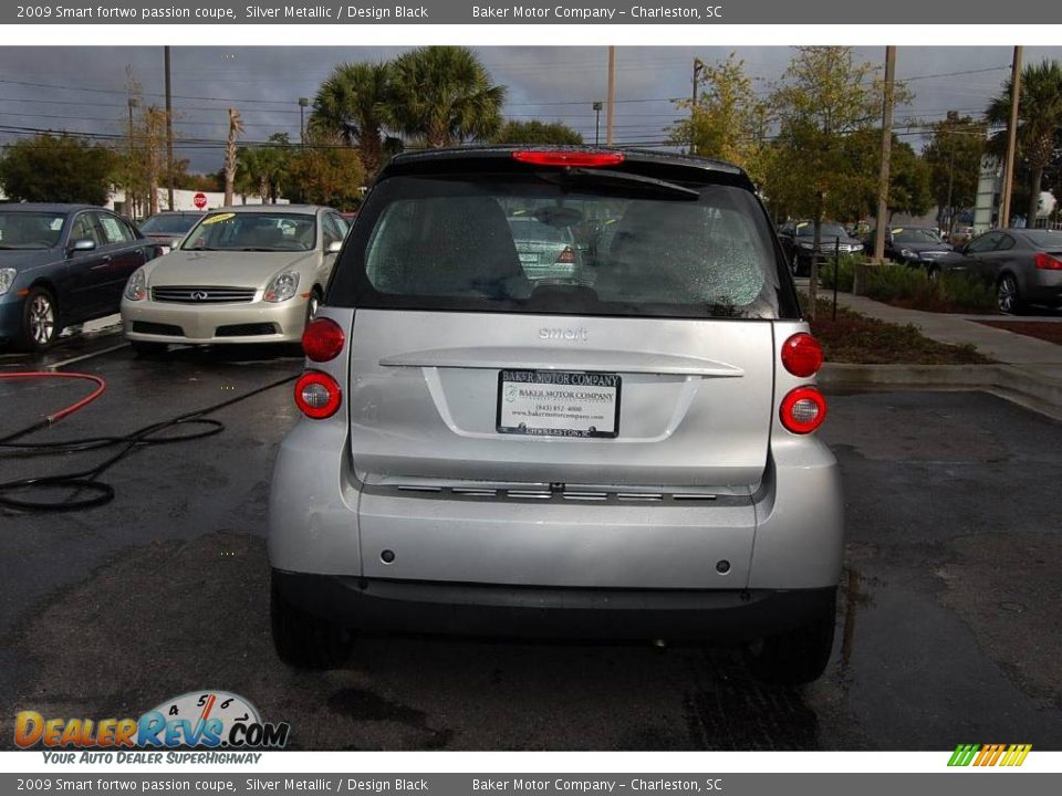 2009 Smart fortwo passion coupe Silver Metallic / Design Black Photo #15