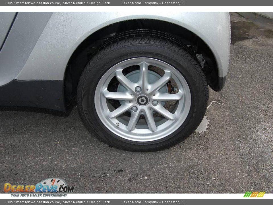 2009 Smart fortwo passion coupe Silver Metallic / Design Black Photo #17