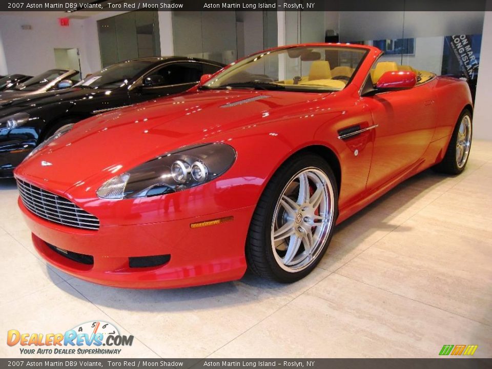 2007 Aston Martin DB9 Volante Toro Red / Moon Shadow Photo #3