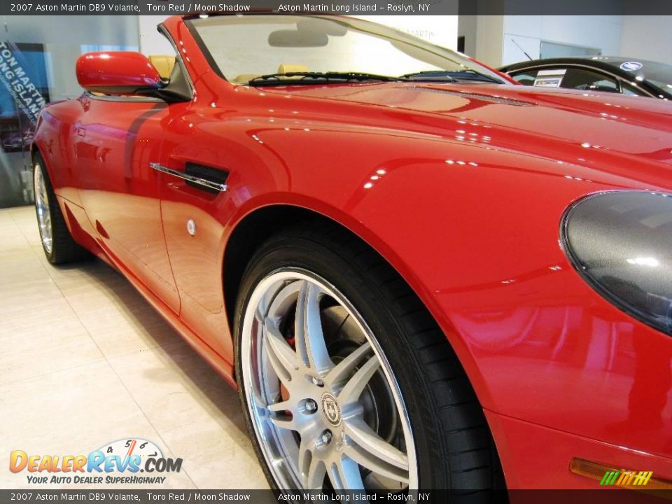 2007 Aston Martin DB9 Volante Toro Red / Moon Shadow Photo #11