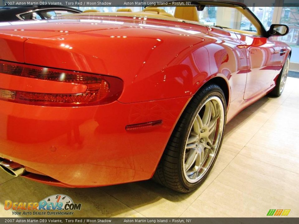 2007 Aston Martin DB9 Volante Toro Red / Moon Shadow Photo #12