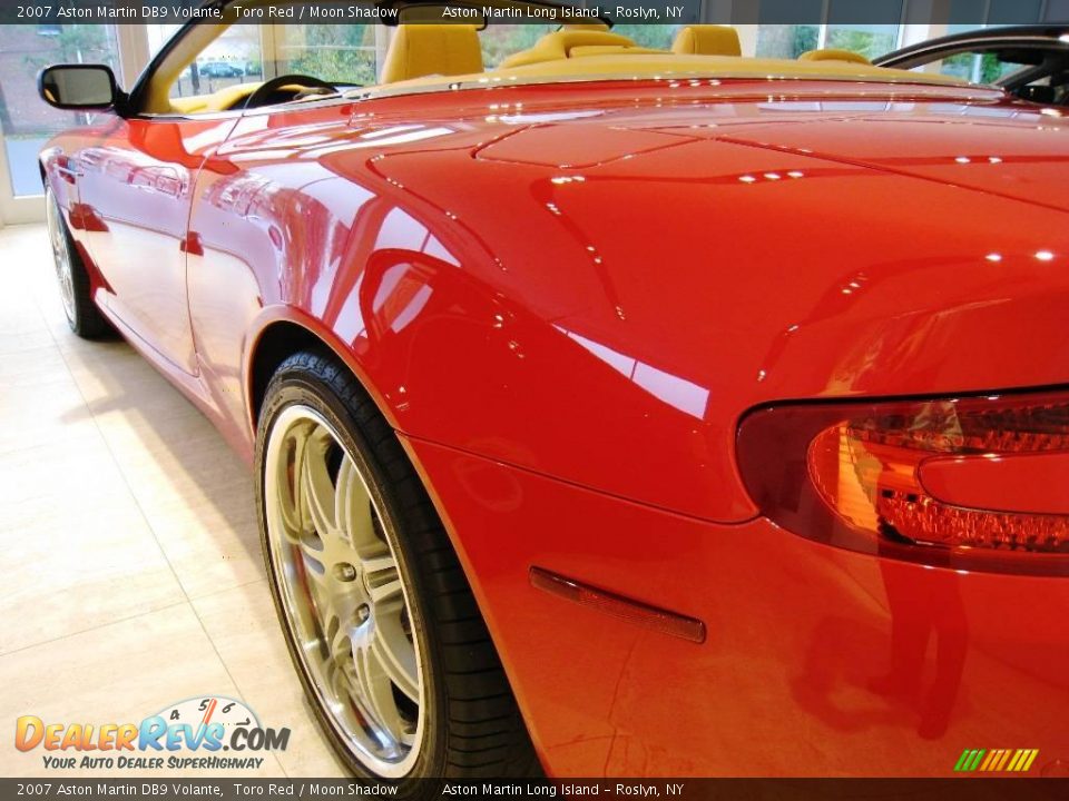 2007 Aston Martin DB9 Volante Toro Red / Moon Shadow Photo #13