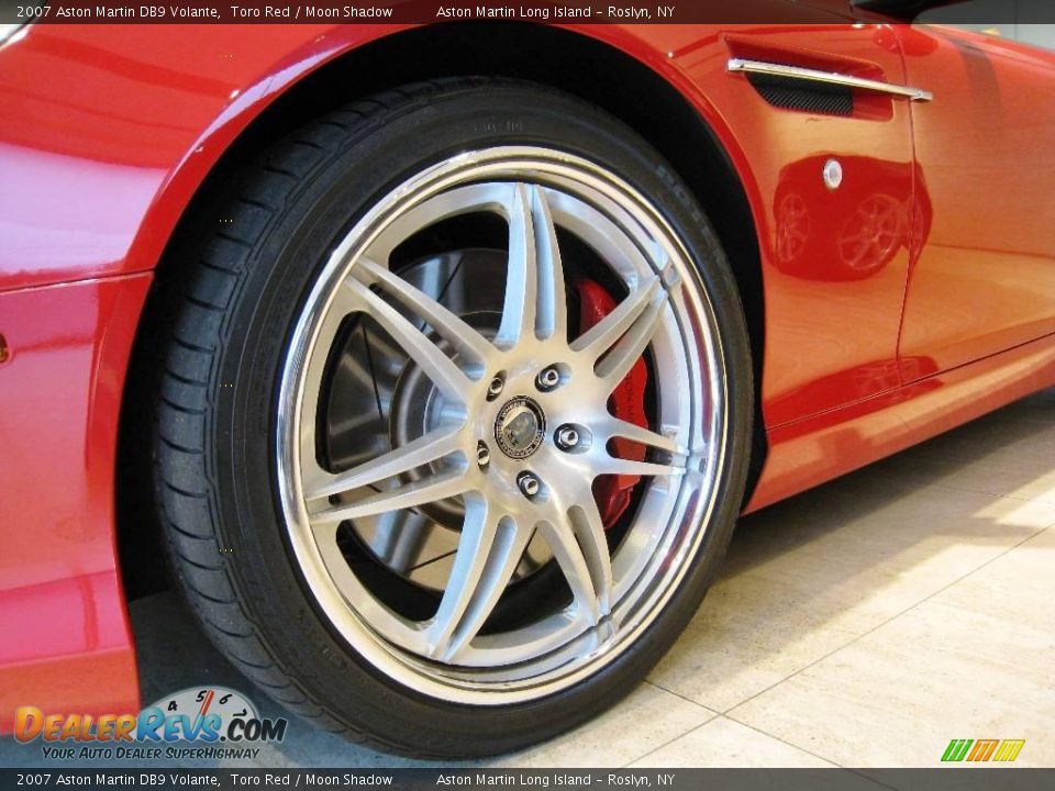 2007 Aston Martin DB9 Volante Toro Red / Moon Shadow Photo #14