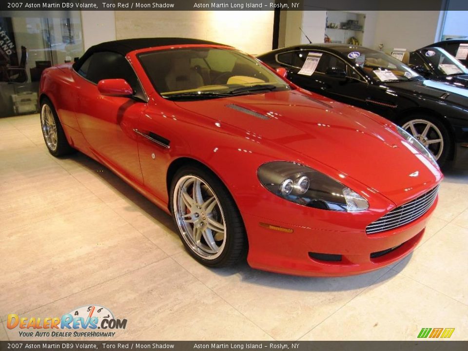 2007 Aston Martin DB9 Volante Toro Red / Moon Shadow Photo #24