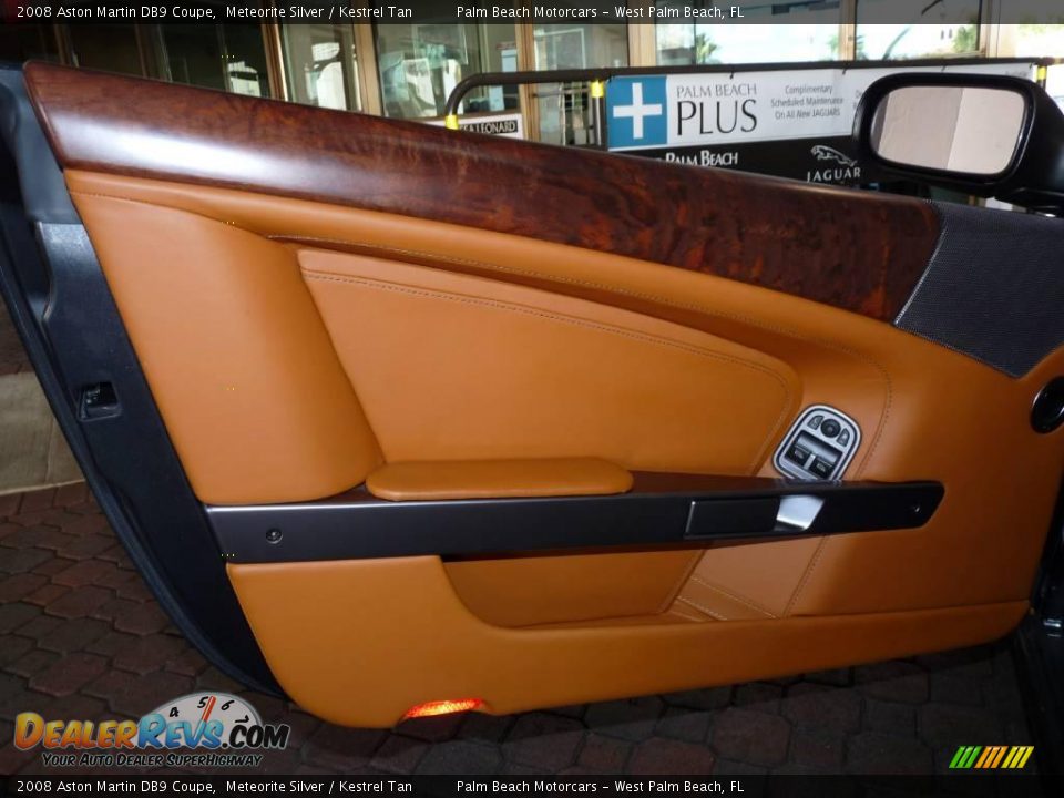 2008 Aston Martin DB9 Coupe Meteorite Silver / Kestrel Tan Photo #7