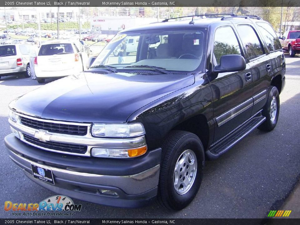2005 Chevrolet Tahoe LS Black / Tan/Neutral Photo #1
