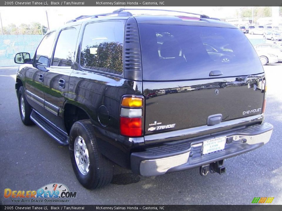 2005 Chevrolet Tahoe LS Black / Tan/Neutral Photo #2