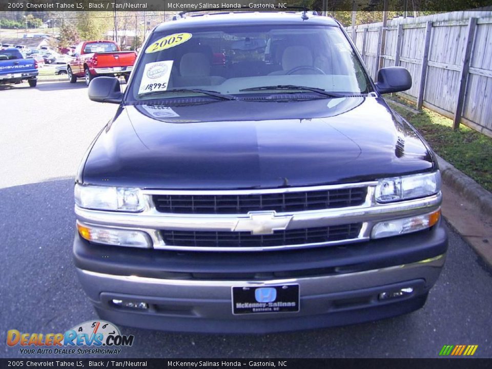 2005 Chevrolet Tahoe LS Black / Tan/Neutral Photo #6