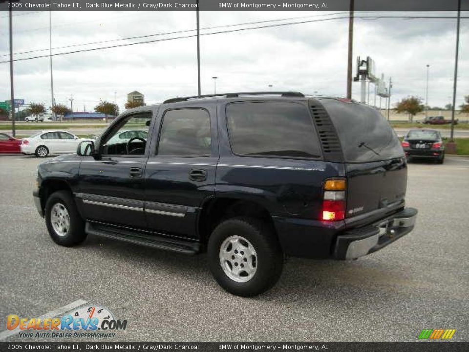 2005 Chevrolet Tahoe LT Dark Blue Metallic / Gray/Dark Charcoal Photo #3